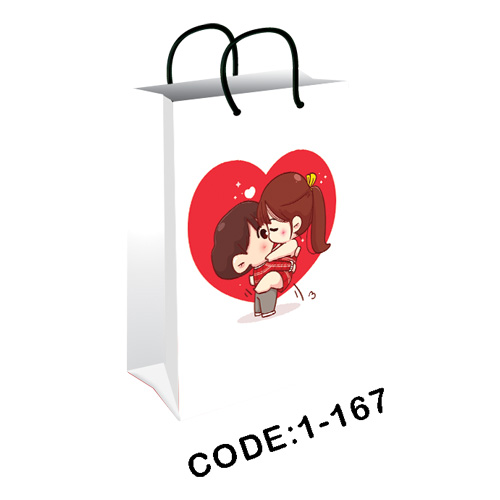 پاکت هدیه (گیفت بگ) سایز 1 کد 167