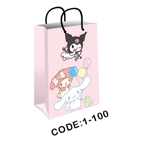 پاکت هدیه (گیفت بگ) سایز 1 کد 100