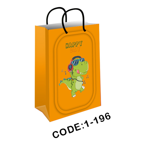 پاکت هدیه (گیفت بگ) سایز 1 کد 196