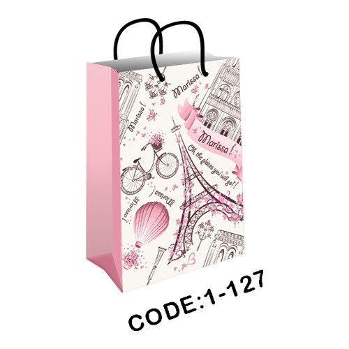 پاکت هدیه (گیفت بگ) سایز 1 کد 127