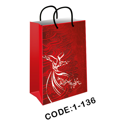 پاکت هدیه (گیفت بگ) سایز 1 کد 136