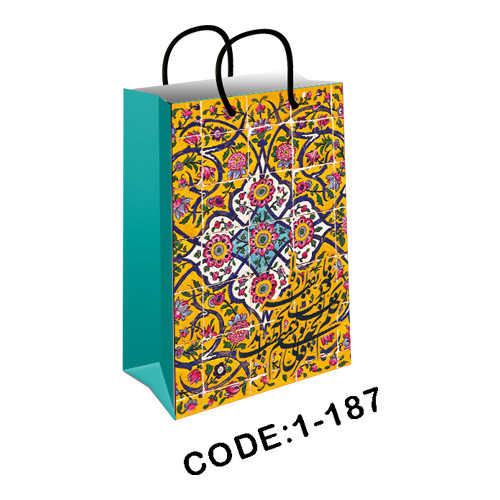 پاکت هدیه (گیفت بگ) سایز 1 کد 187