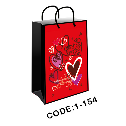 پاکت هدیه (گیفت بگ) سایز 1 کد 154