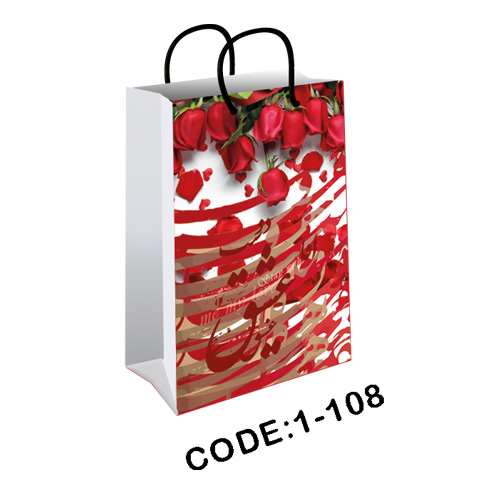 پاکت هدیه (گیفت بگ) سایز 1 کد 108