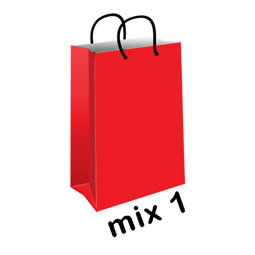 پاکت هدیه (گیفت بگ) میکس سایز 1 کد mix1-red