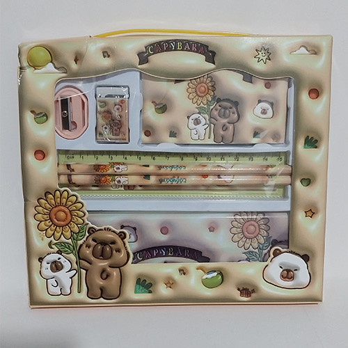 پک هدیه لوازم التحریر مدل 6 تکه طرح 3 کاپی بارا