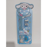 پک هدیه لوازم تحریر مدل 5 تکه آبی روشن