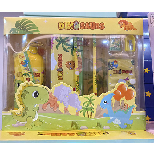 پک هدیه لوازم التحریر آدم فضایی زرد