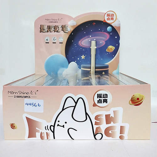 روان نویس پوشش دار سر آهنربایی و چراغ دار (بسته 24 تایی) شاخص