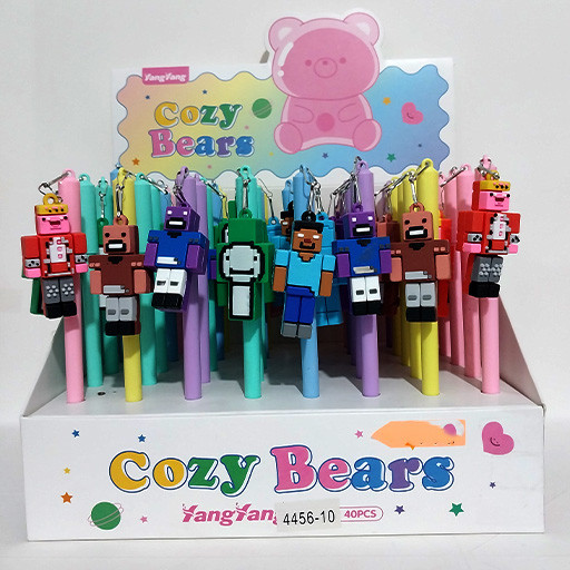 خودکار آویزدار طرح ماینکرافت (بسته 40 تایی) شاخص