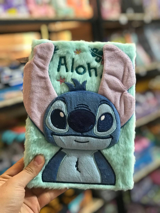 دفتر 100 برگ با جلد پارچهای پشمی برجسته طرح استیچ