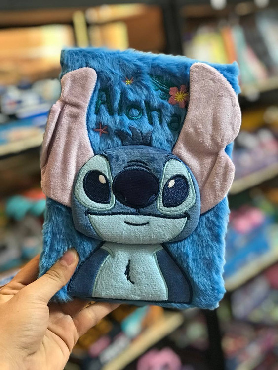 دفتر 100 برگ با جلد پارچهای پشمی برجسته طرح استیچ