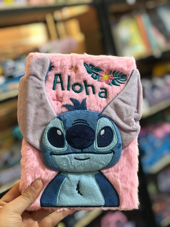 دفتر 100 برگ با جلد پارچهای پشمی برجسته طرح استیچ