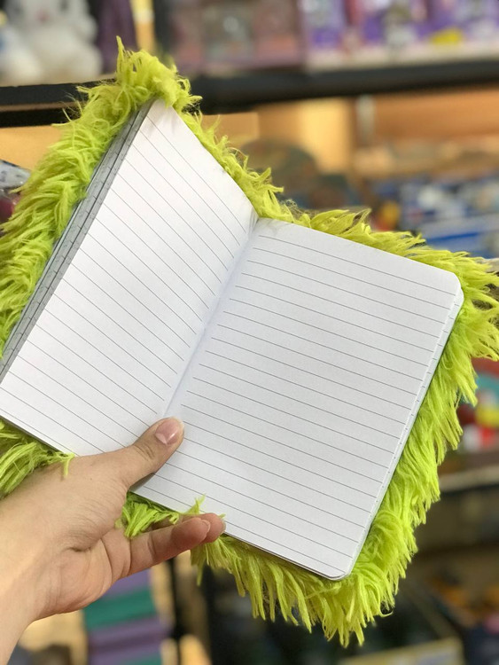 دفتر 100 برگ با جلد پشمی و برجسته طرح سالیوان