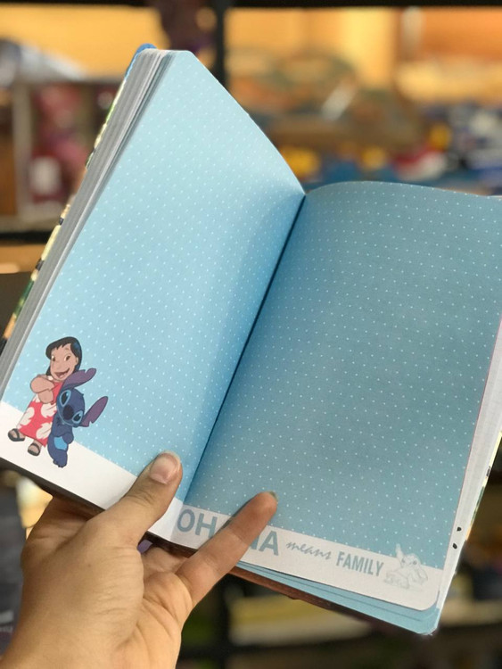 دفتر 100 برگ چندمنظوره با جلد برجسته طرح استیچ