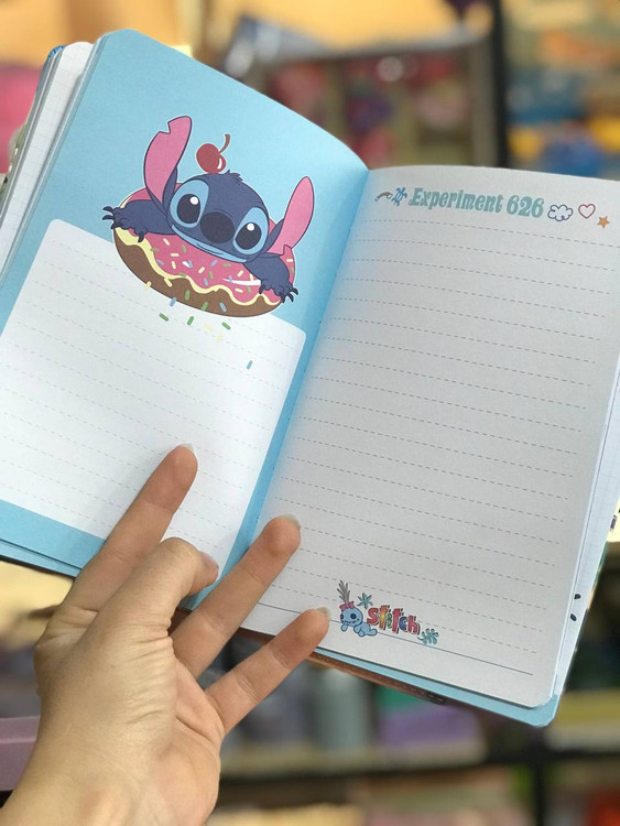 دفتر 100 برگ چندمنظوره با جلد برجسته طرح استیچ