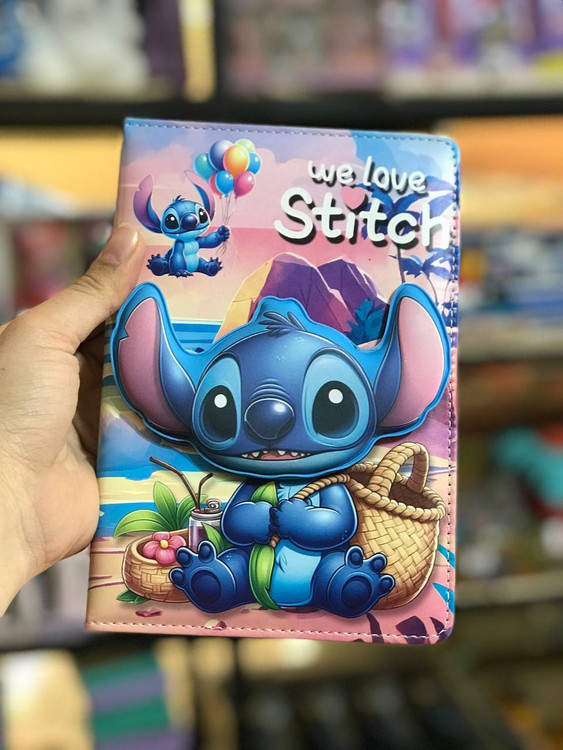 دفتر 100 برگ چندمنظوره با جلد برجسته طرح استیچ