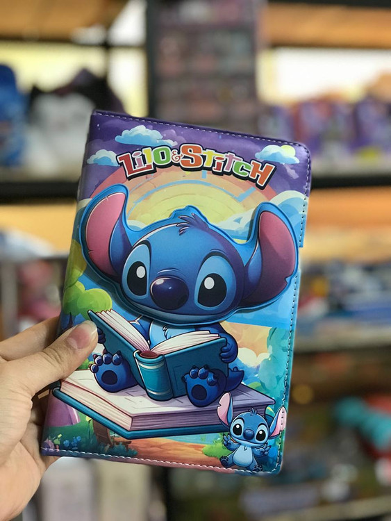 دفتر 100 برگ چندمنظوره با جلد برجسته طرح استیچ