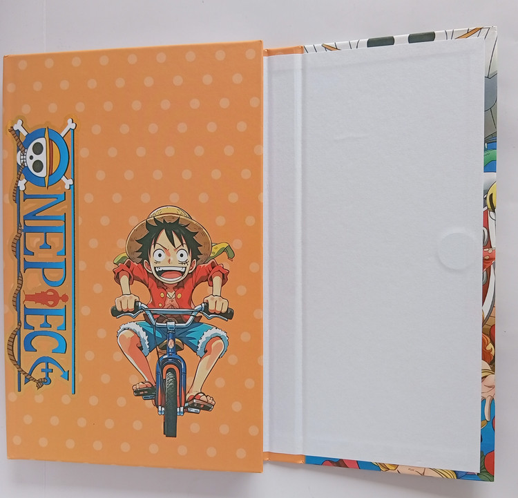 دفتر چند منظوره 100 برگ جلد سخت مگنتی طرح ONE PIECE