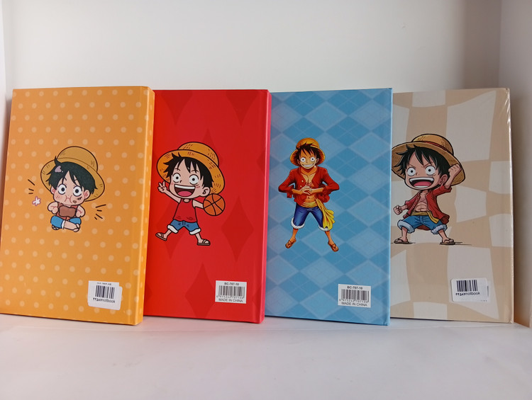 دفتر چند منظوره 100 برگ جلد سخت مگنتی طرح ONE PIECE