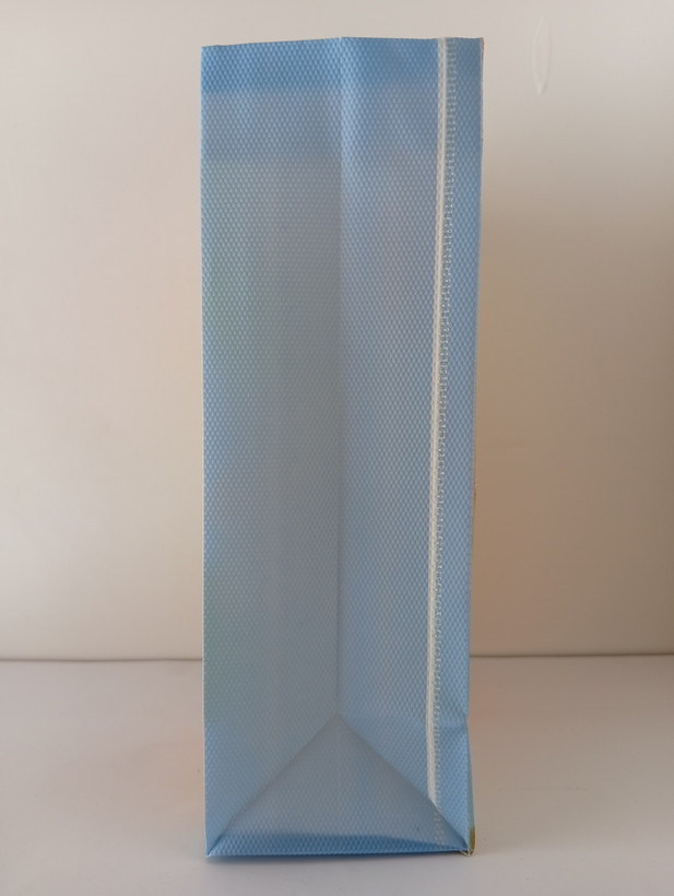 پاکت کادویی طلقي طرحدار با طرح گل و بند زنبوری رنگی (5 مدل)22*18*7 cm کناره